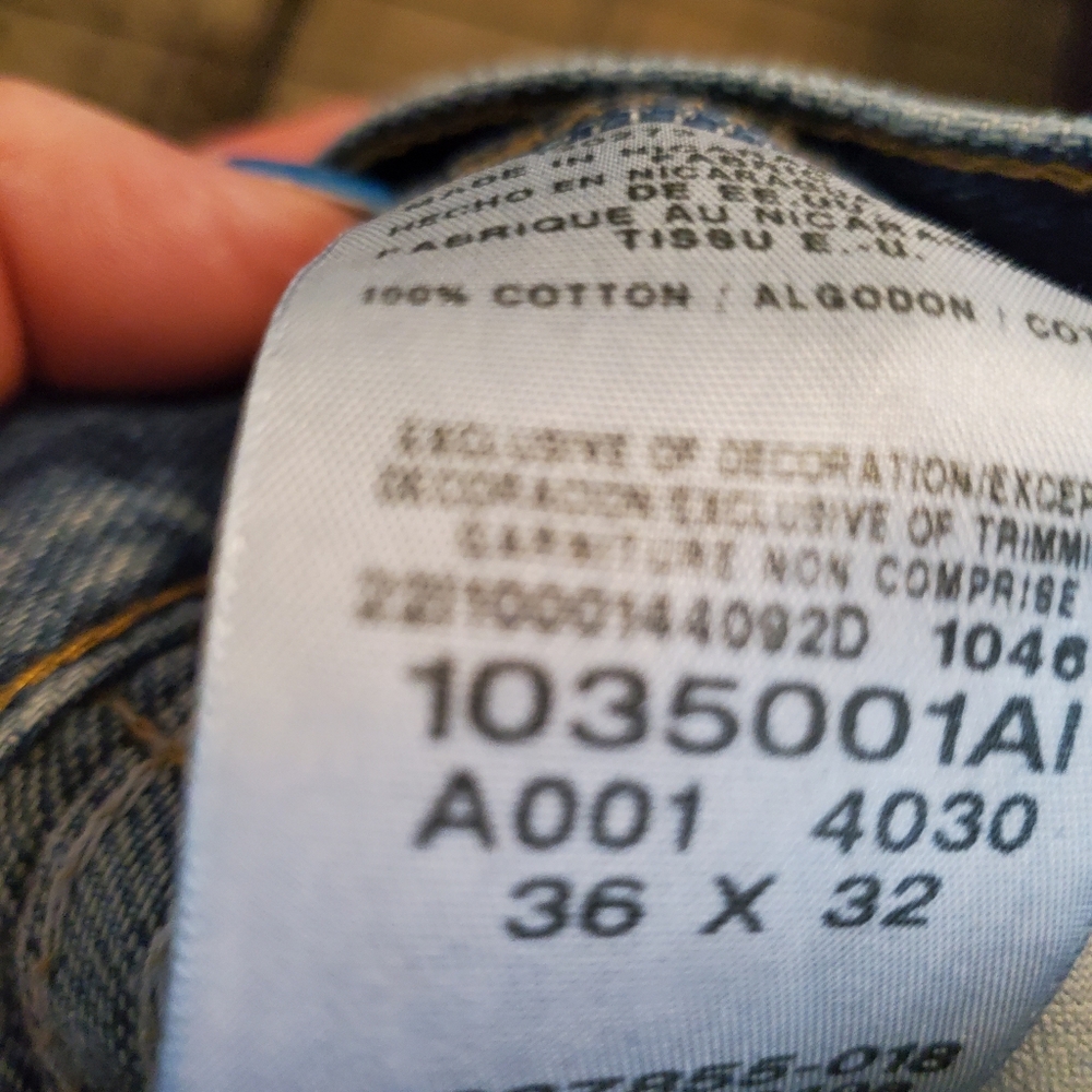 Men's Wranglers Rugged Wear 36x32